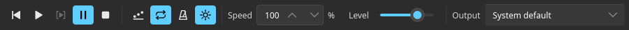 The Player tab